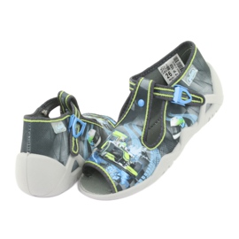 Calzado infantil befado 217P102 azul gris verde 4