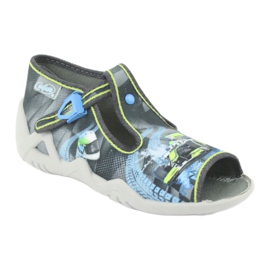 Calzado infantil befado 217P102 azul gris verde 1