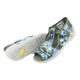 Calzado infantil befado 217P102 azul gris verde 5