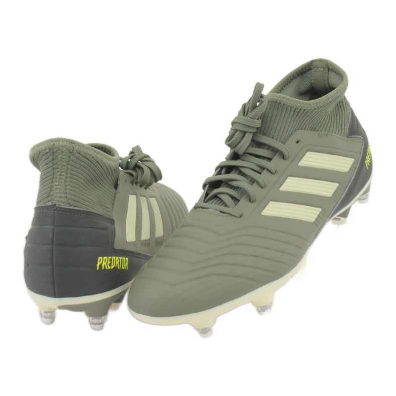 Botas de fútbol adidas Predator 19.3 Sg M EG2830 verde 3
