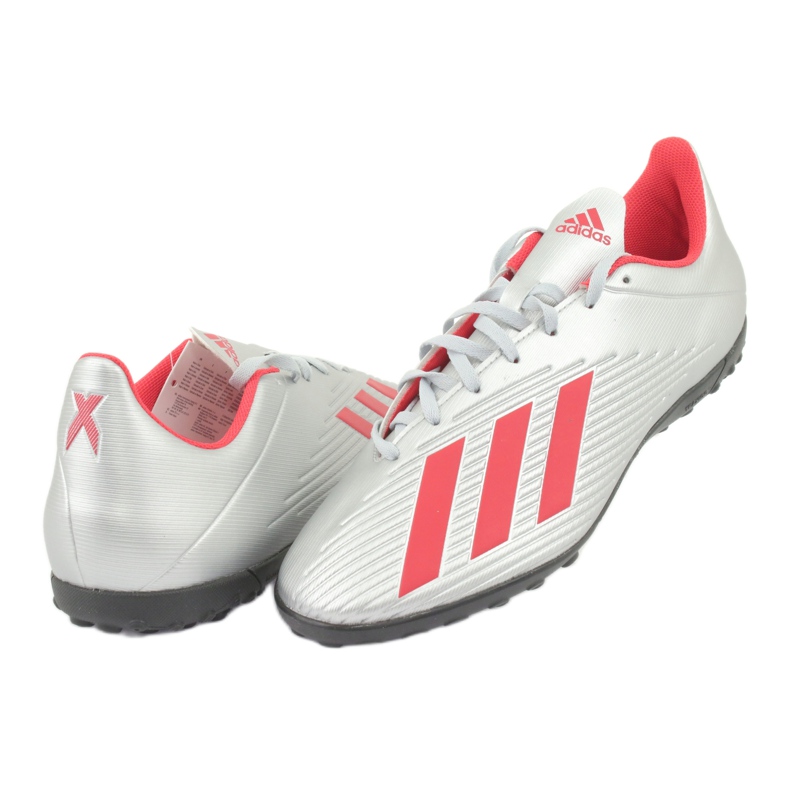Botas de fútbol adidas X 19.4 Tf M F35344 plata 4