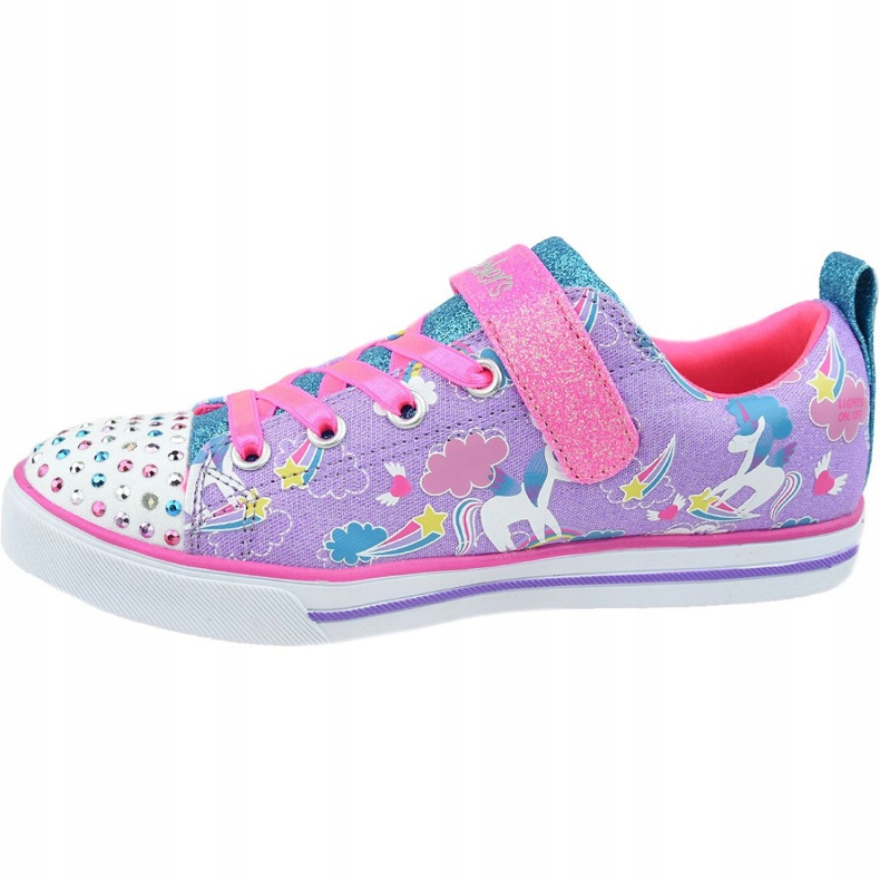 Zapatos Skechers Sparkle Lite Jr 20212L-LVMT violeta 1 Zapatos Skechers Sparkle Lite Jr 20212L-LVMT violeta 1