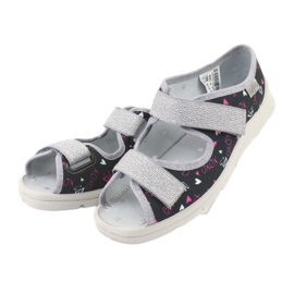 Sandalias infantiles de Befado para velcro 969y144 negro 4
