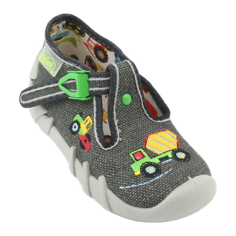 Calzado infantil befado 110P357 gris 1