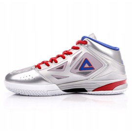 Zapatillas de baloncesto Peak TP9 Quickness 2 E33323A M 62266-62270 gris plata 1