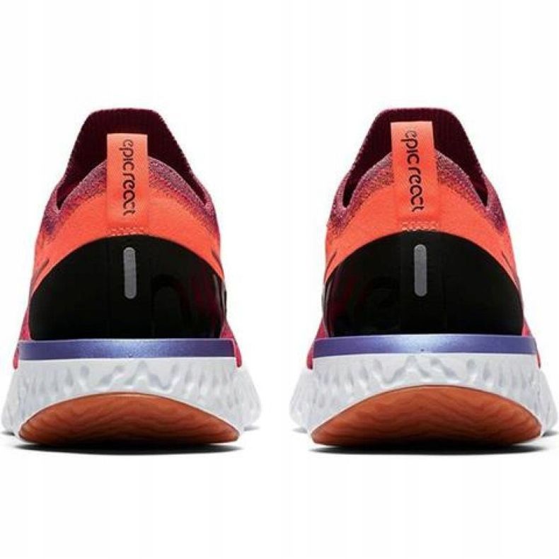 Zapatillas de running Nike Epic React Flyknit W AQ0070 601 rojo 2