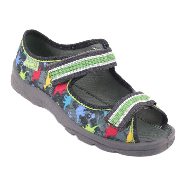 Calzado infantil befado 969X140 gris multicolor verde 1