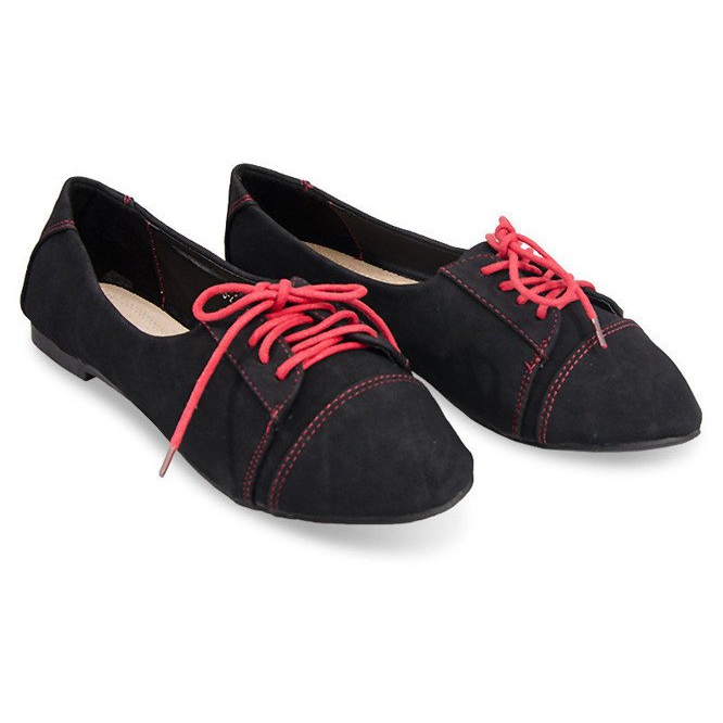 Zapatillas Jazz 3-23 Negro rosado 1