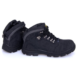 Botas Calientes Trekking Con Piel A58 Negra negro 1 Botas Calientes Trekking Con Piel A58 Negra negro 1