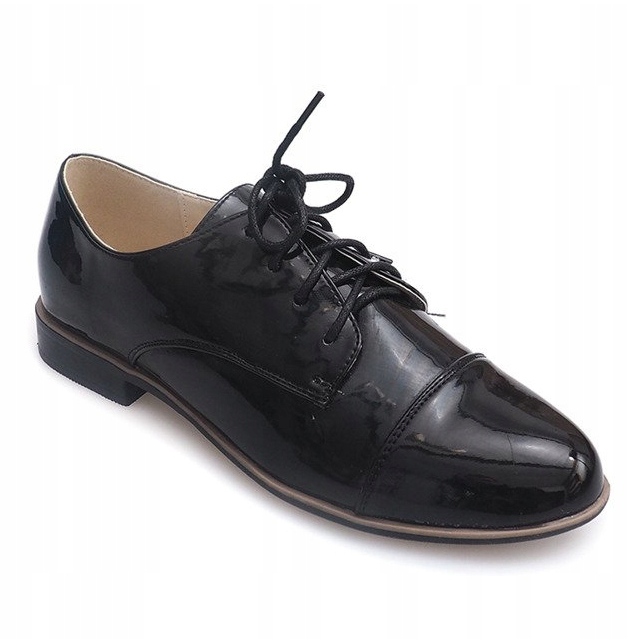 Zapatos con Cordones de Mujer C760JE Negro 1