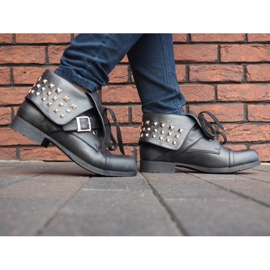 Botas 2W1 Con Tachuelas 1621 Negro 3