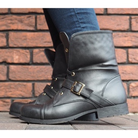 Botas 2W1 Con Tachuelas 1621 Negro 4