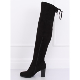 Botas negras de tacón PE161P Negro 3