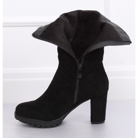 Botas negras de tacón 7597-GG Black negro 1 Botas negras de tacón 7597-GG Black negro 1