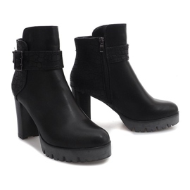 Botas cálidas con tacón TL-10 Negro 5