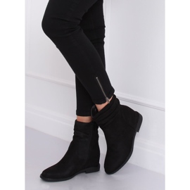 Negro Botas con tacón de cuña oculto 2C8AX7680-1 Negro 3