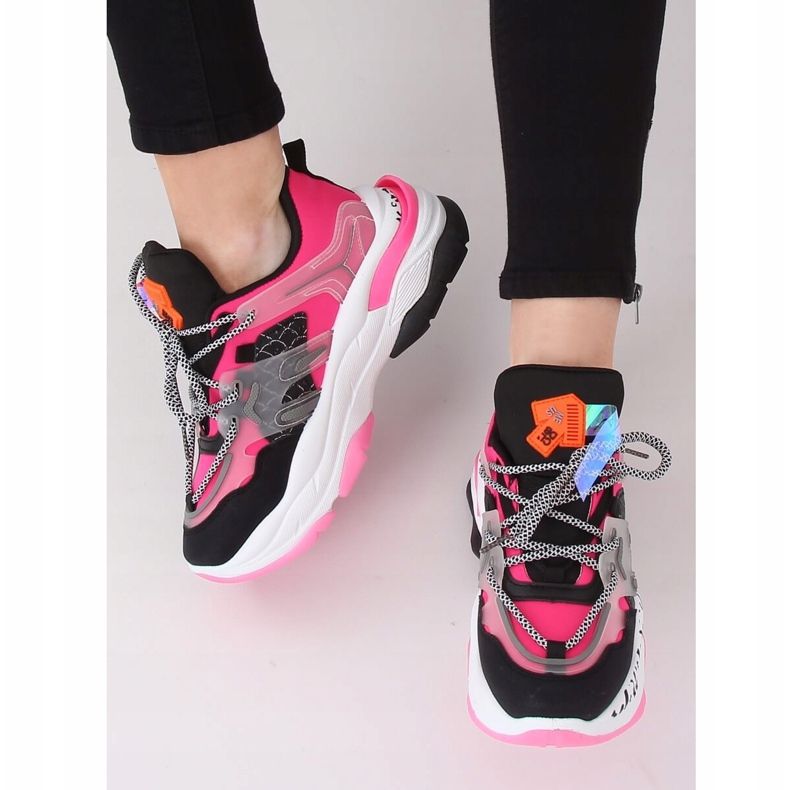 Zapatillas LA65P Fushia negro rosa multicolor 2