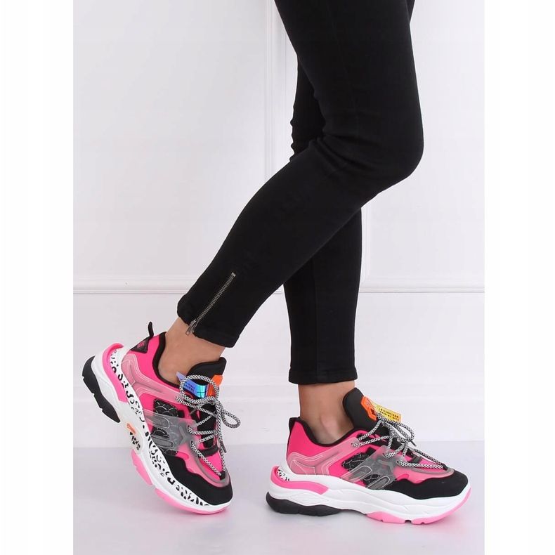 Zapatillas LA65P Fushia negro rosa multicolor 1