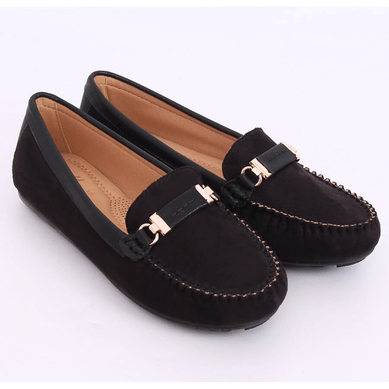 Mocasines de mujer negros FM3024 Black 2