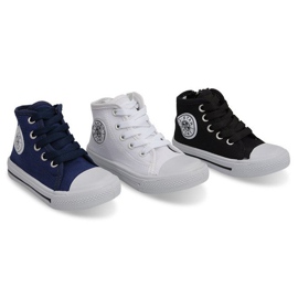 Zapatillas altas para niños Y1312 Azul marino 3