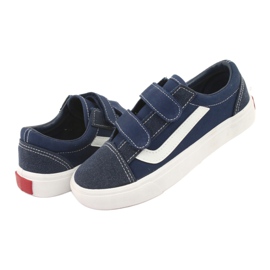 Deportivas velcro AlaVans Atletico 18081 marino blanco azul marino 4