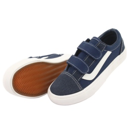 Deportivas velcro AlaVans Atletico 18081 marino blanco azul marino 5