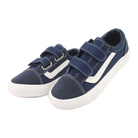 Deportivas velcro AlaVans Atletico 18081 marino blanco azul marino 3