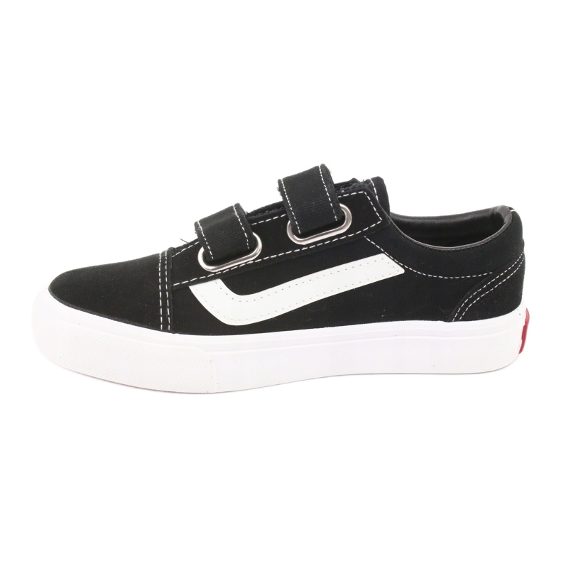 Zapatillas velcro AlaVans Atletico 18081 negro blanco 2