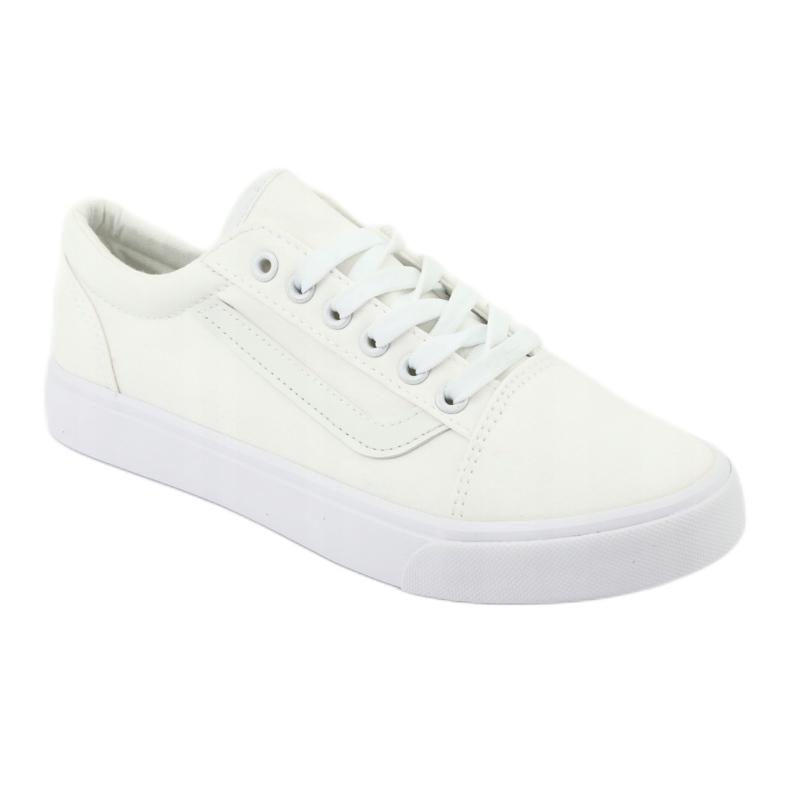 Zapatillas AlaVans Atletico 18081 con cordones blanco 1