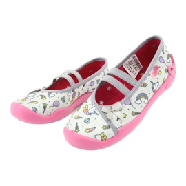 Calzado infantil befado 116X266 rosado gris 3