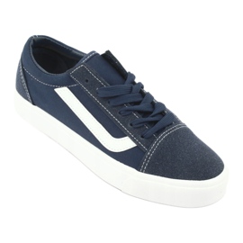 Atletico Zapatillas de deporte para mujeres empatadas 18081 azul marino 1