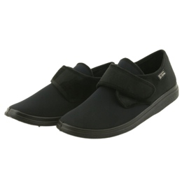 Befado Dr. Interior de zapatillas para hombres PU en velcro 036m006 negro 4