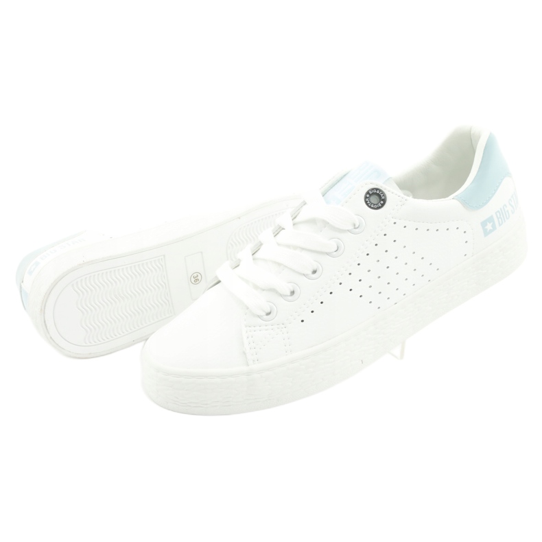 Deportivas blancas BIG STAR 274482 blanco azul 4