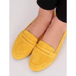 Mocasines mujer miel B2030 Amarillo 2