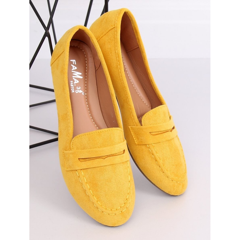 Mocasines mujer miel B2030 Amarillo 1 Mocasines mujer miel B2030 Amarillo 1