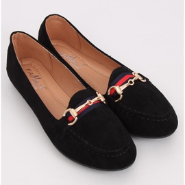 Mocasines negros de mujer B2027 Negro 3