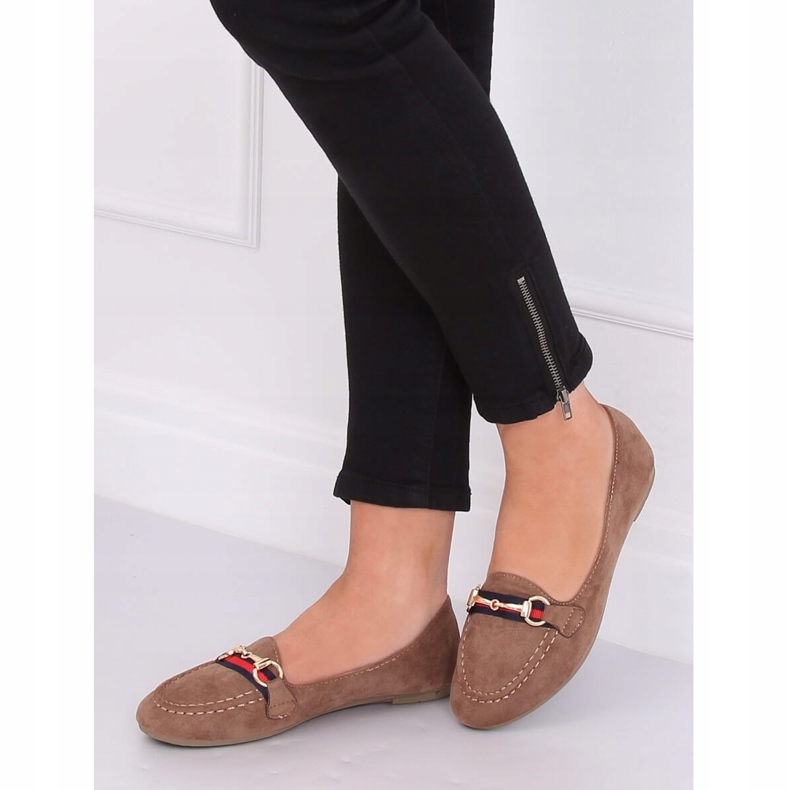 Mocasines de mujer beige B2027 Khaki caqui 1 Mocasines de mujer beige B2027 Khaki caqui 1