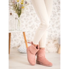 SHELOVET Rosa mukluki en la plataforma 1