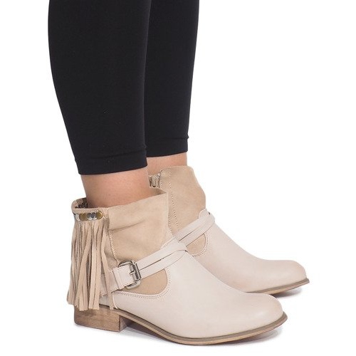 Decorado con Botas 341-PA Beige 1