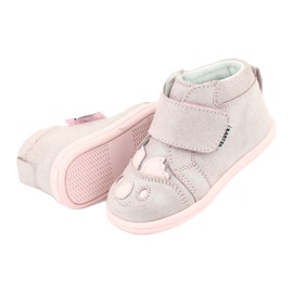 Botines velcro Koala Bartek 71150 rosa gris 5