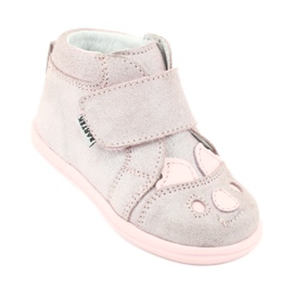 Botines velcro Koala Bartek 71150 rosado gris 1