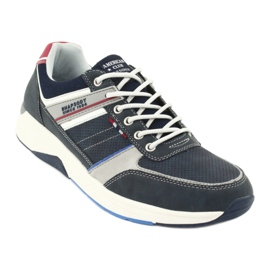 Zapatillas deportivas ADI American Club RH07 rojo azul marino gris 1