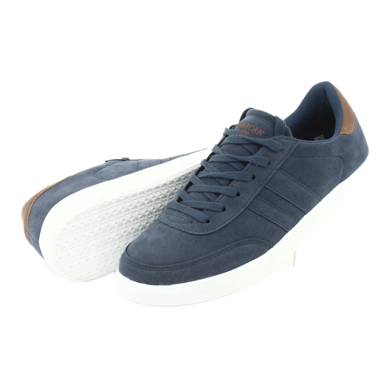 Zapatillas deportivas de hombre American Club WT24 azul marino 5