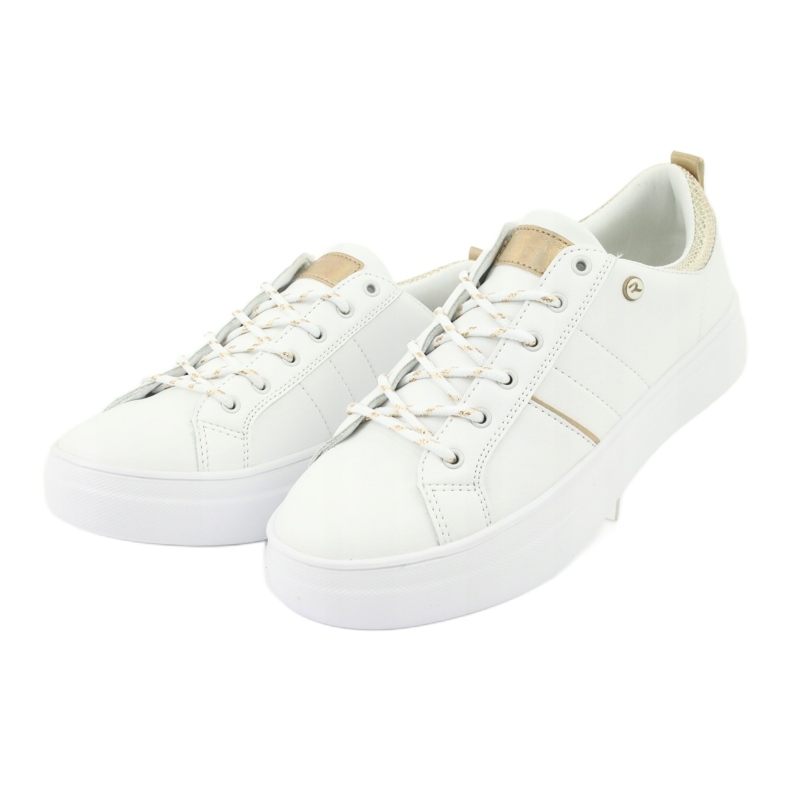 American Club RH09 zapatillas deportivas blancas blanco amarillo 1