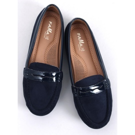Mocasines mujer azul marino FM2958-3 Azul 3