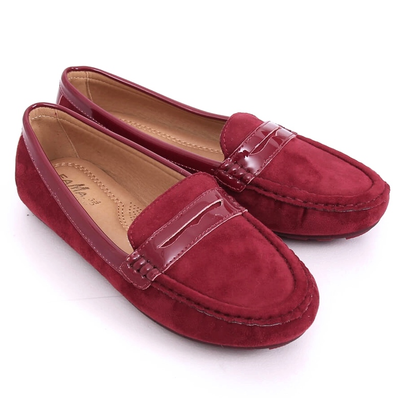 Mocasines burdeos de mujer FM2958-3 Wine rojo 1 Mocasines burdeos de mujer FM2958-3 Wine rojo 1