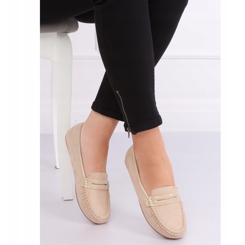 Mocasines beige mujer FM2958-3 Beige 2