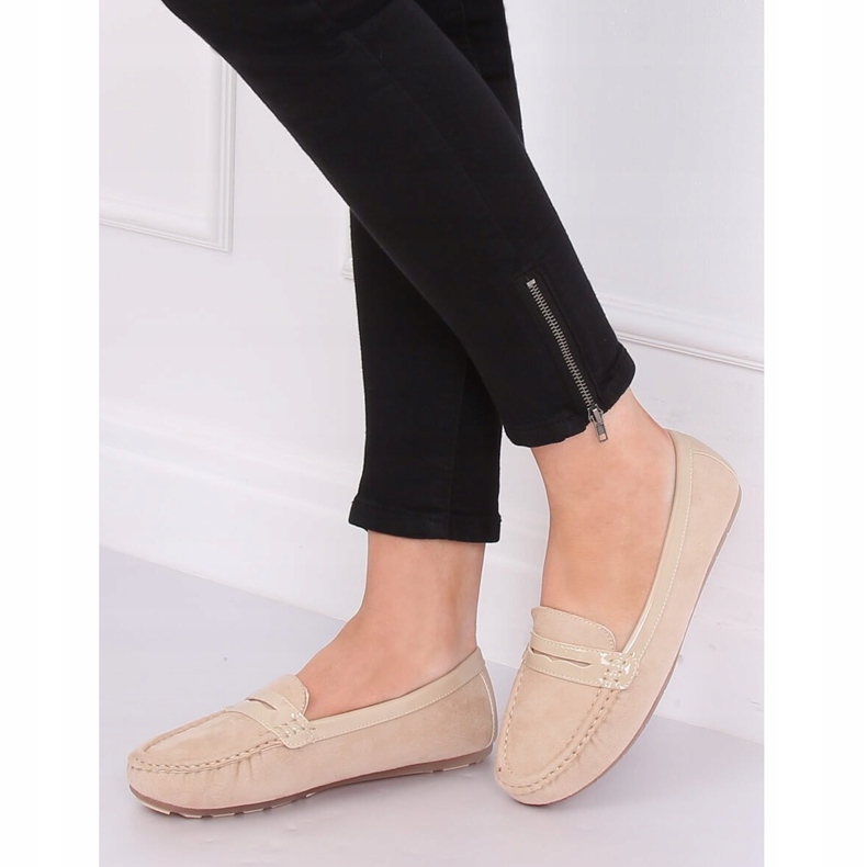Mocasines beige mujer FM2958-3 Beige 1