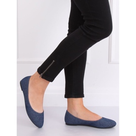 Bailarinas lisas azul marino Z1005 Navy 2
