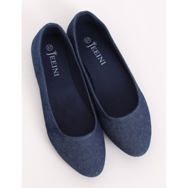 Bailarinas lisas azul marino Z1005 Navy 4